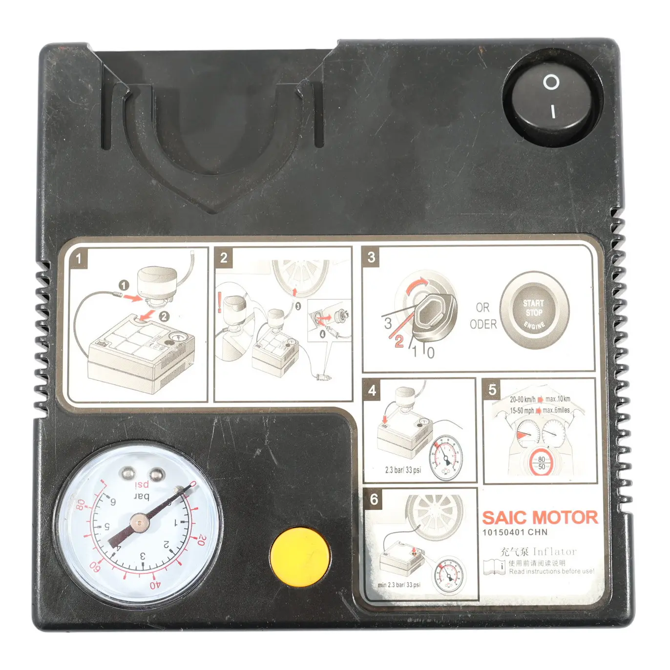 SAIC MOTOR Reparación De Pinchazos Compresor Inflaitor Movilidad Bomba 10150401