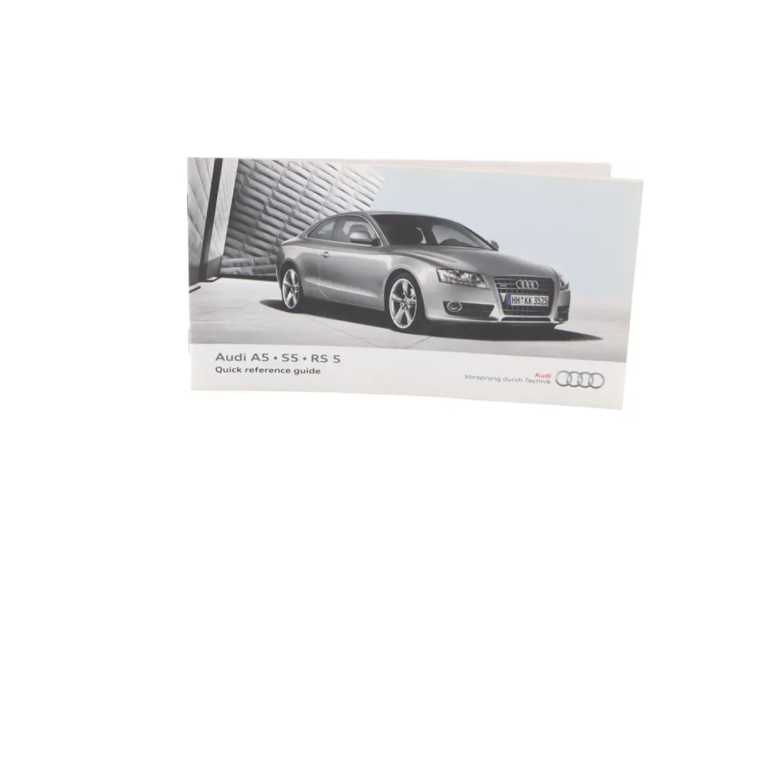 Audi A5 8T Owner's Handbook Manual Service Booklet Pouch Case Wallet Set