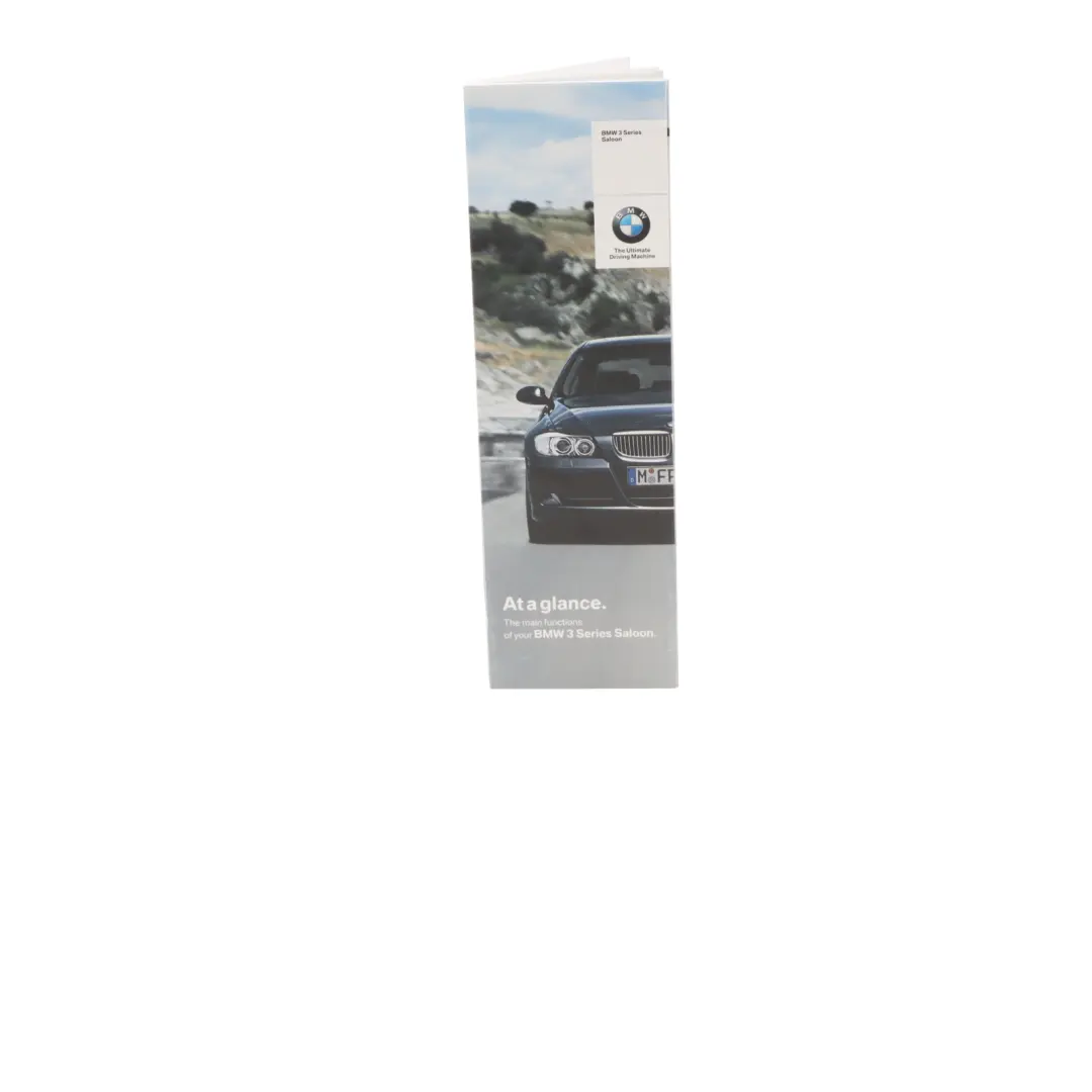 BMW 3 Series E90 E91 Owner's Handbook Radio Instructions Pouch Case Wallet
