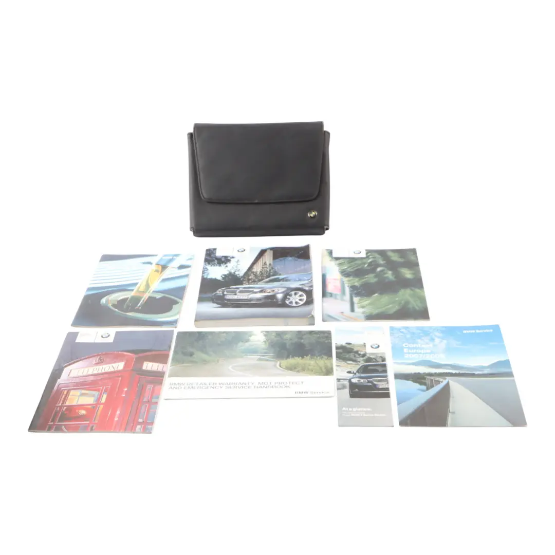 BMW 3 Series E90 E91 Owner's Handbook Radio Instructions Pouch Case Wallet