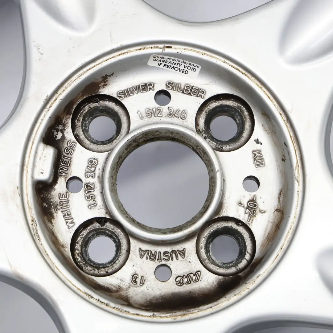 Mini Cooper One R50 Wheel Alloy Rim 16 6,5J ET:48 5-Spider Spoke 83 1512348