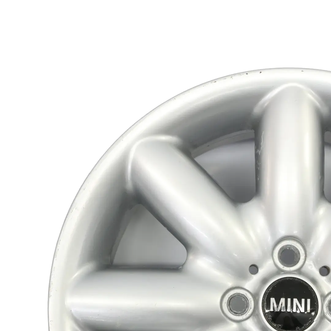 Mini Cooper One R50 R53 R55 R56 Argento Cerchio in lega 17" 7J ET:48 S-Spoke 85