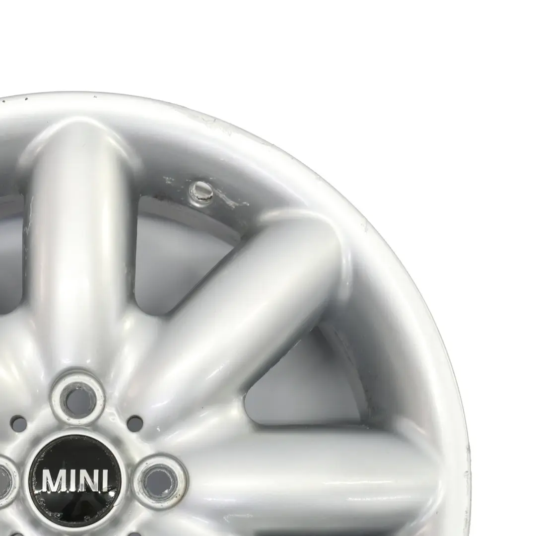 Mini Cooper One R50 R53 R55 R56 Argento Cerchio in lega 17" 7J ET:48 S-Spoke 85
