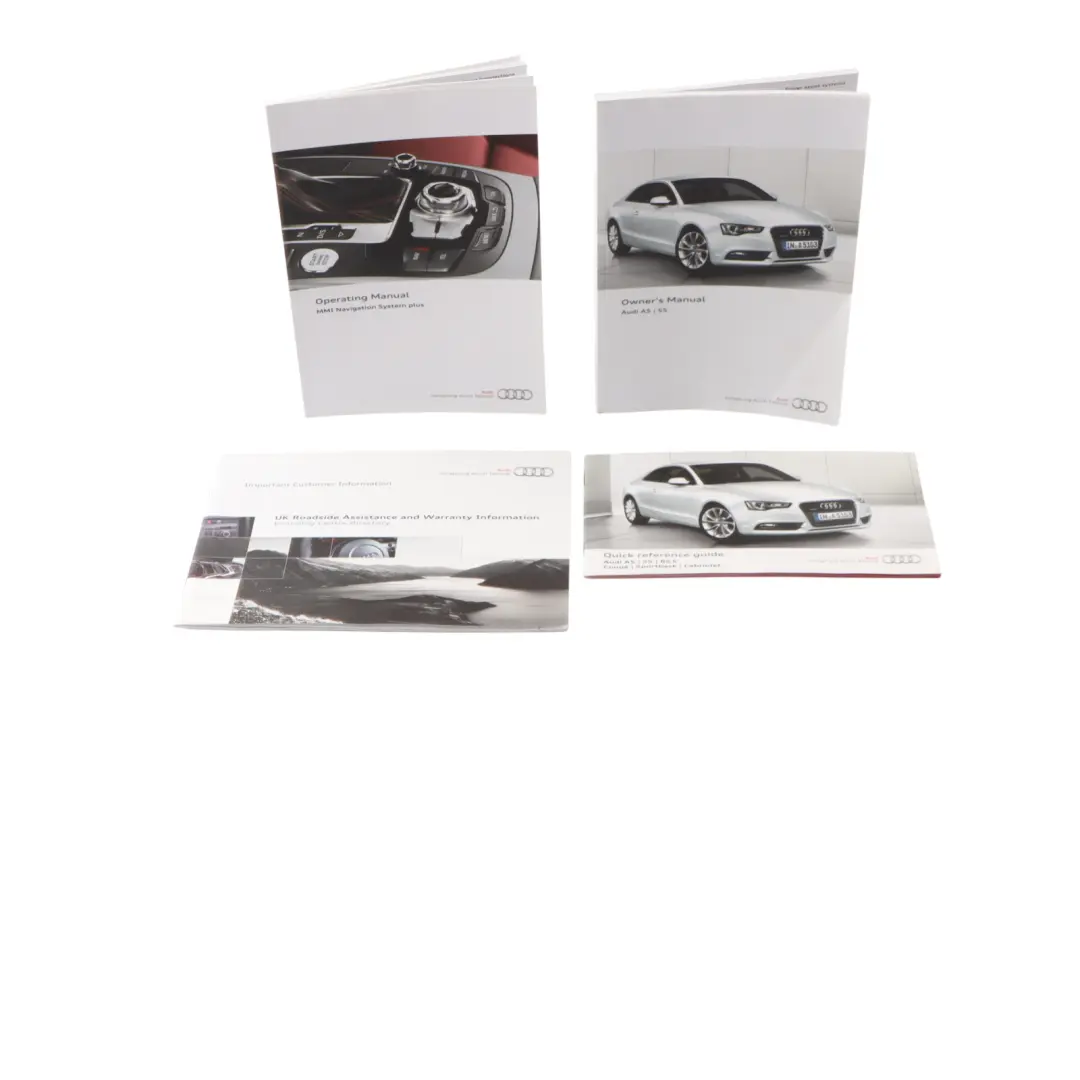  Owner's Handbook Audi A5 S5 8T Manual Service Booklet Pouch Case Wallet Set