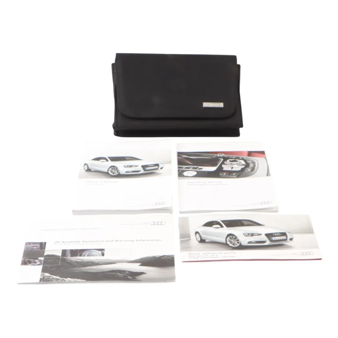  Owner's Handbook Audi A5 S5 8T Manual Service Booklet Pouch Case Wallet Set