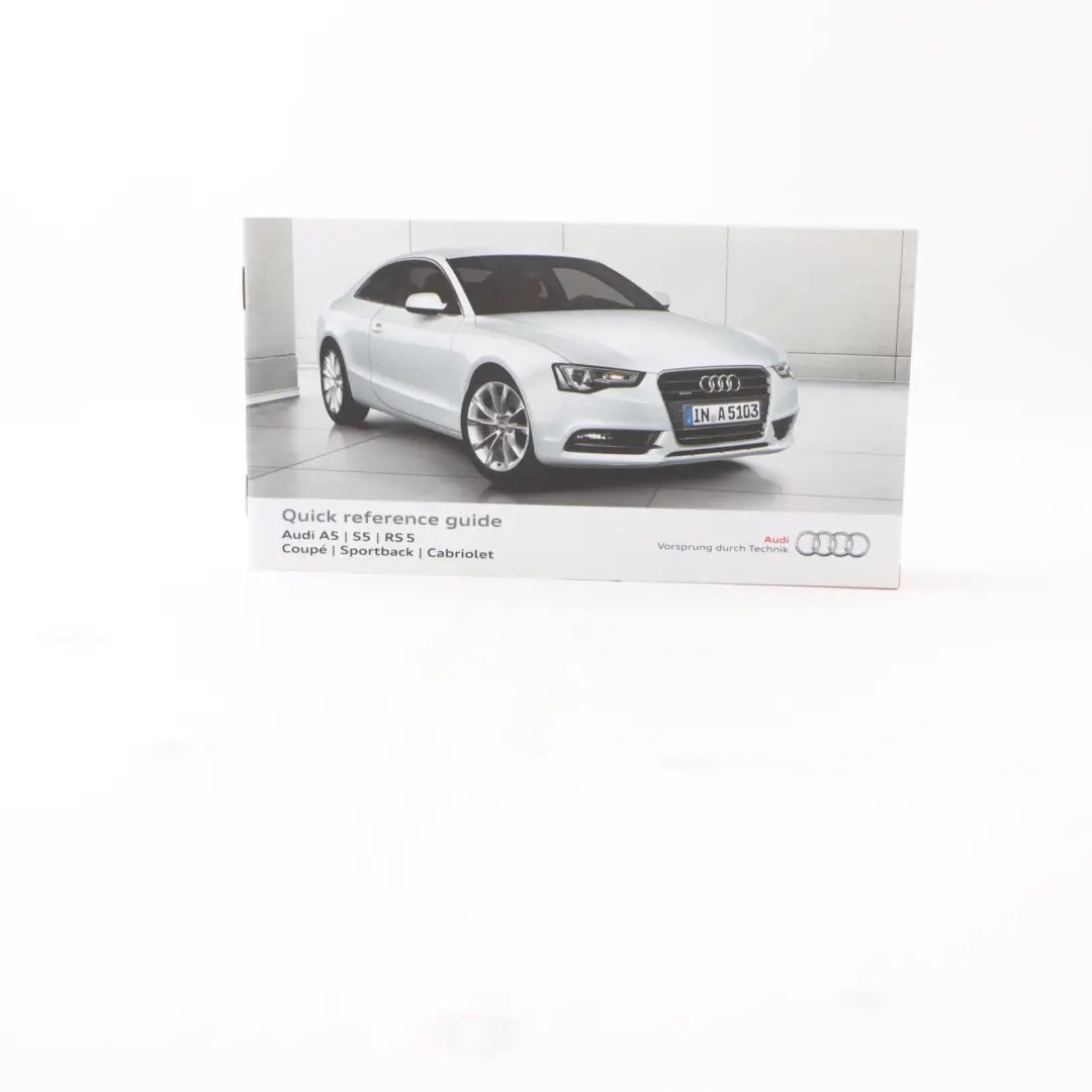  Owner's Handbook Audi A5 S5 8T Manual Service Booklet Pouch Case Wallet Set