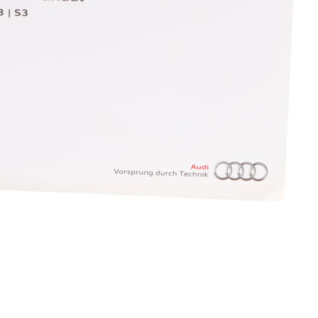 Audi A1 8X Owner's Handbook Book Instructions Guide Booklet Manual