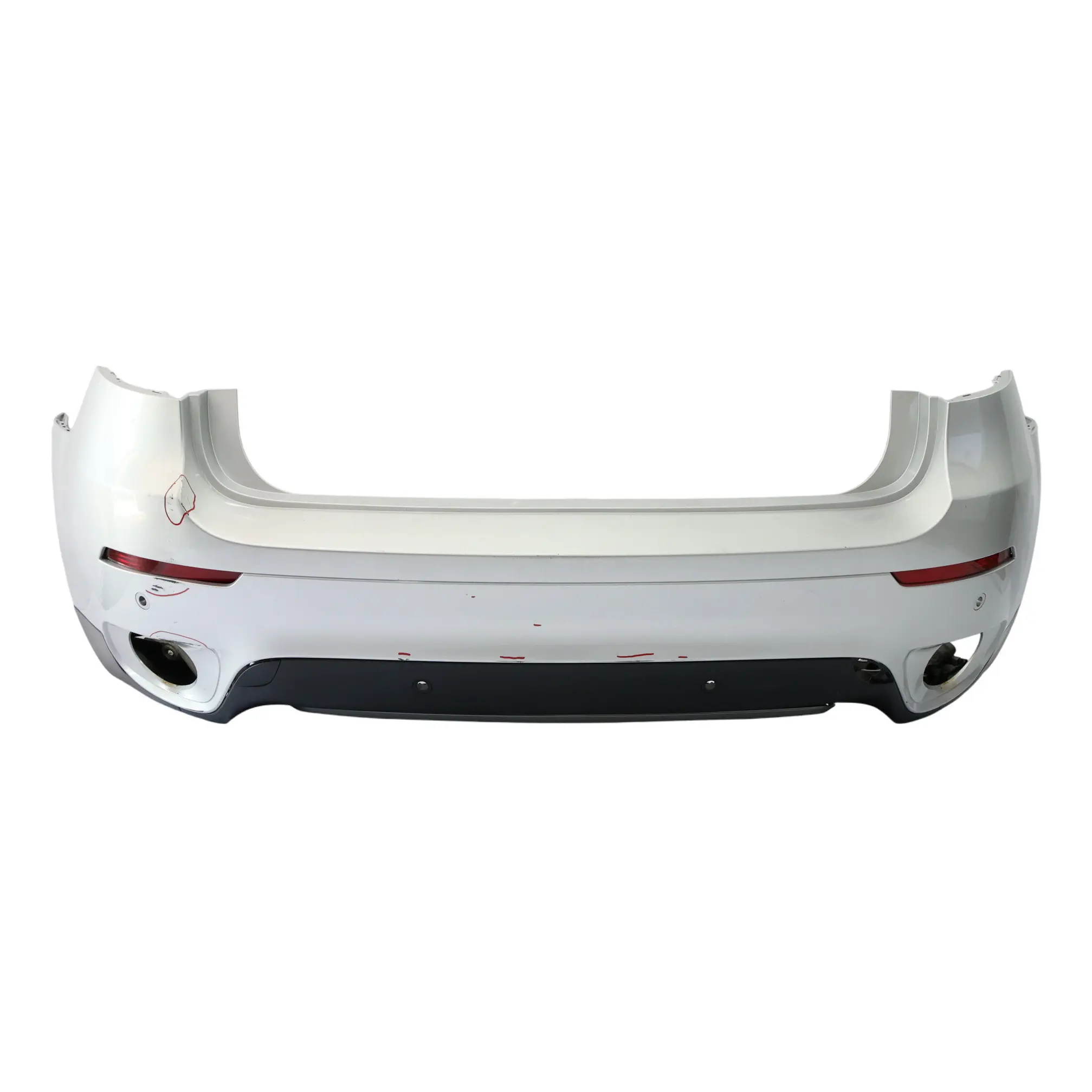 BMW X6 E71 Rear Bumper Trim Panel Titansilber Silver Metallic - 354