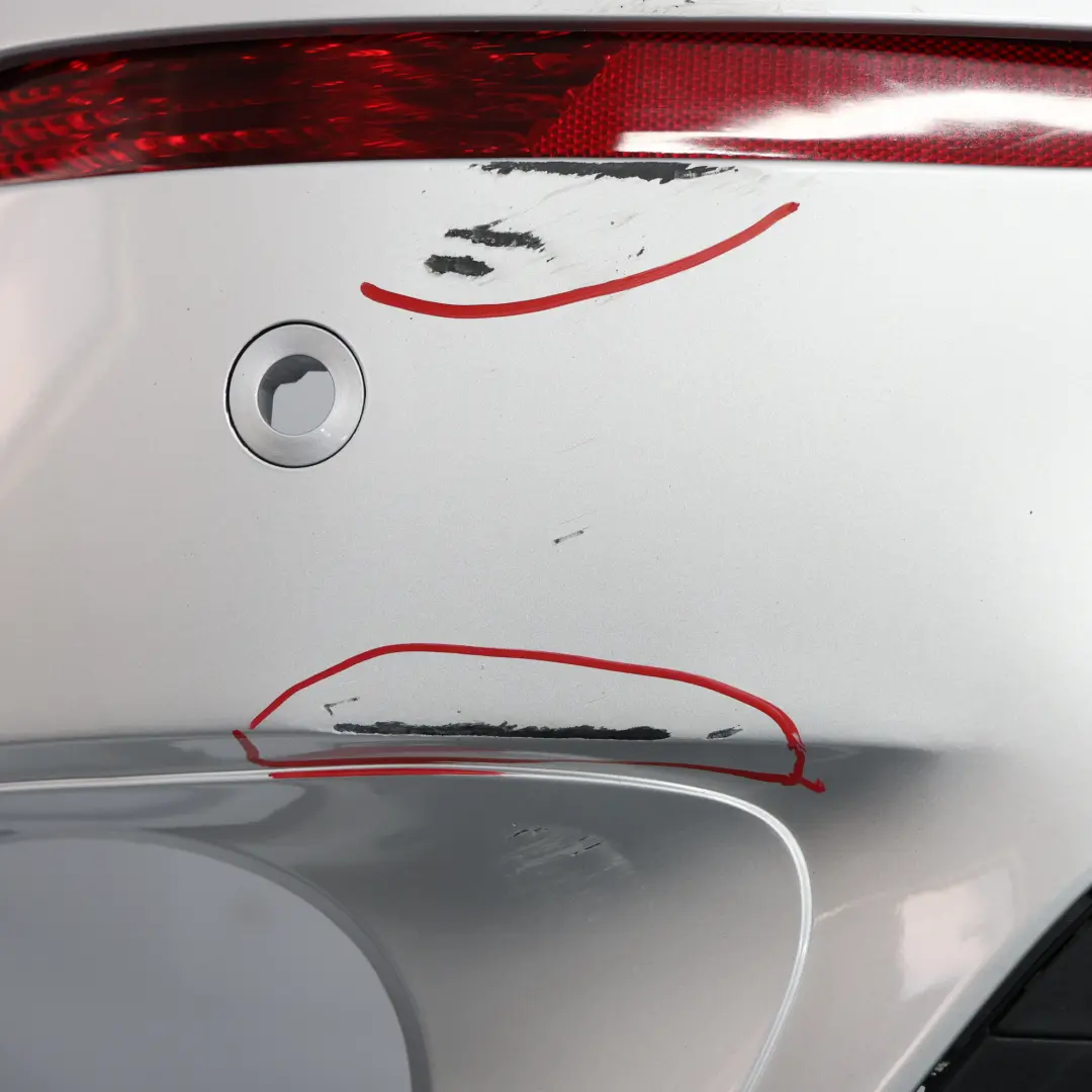 BMW X6 E71 Rear Bumper Trim Panel Titansilber Silver Metallic - 354 
