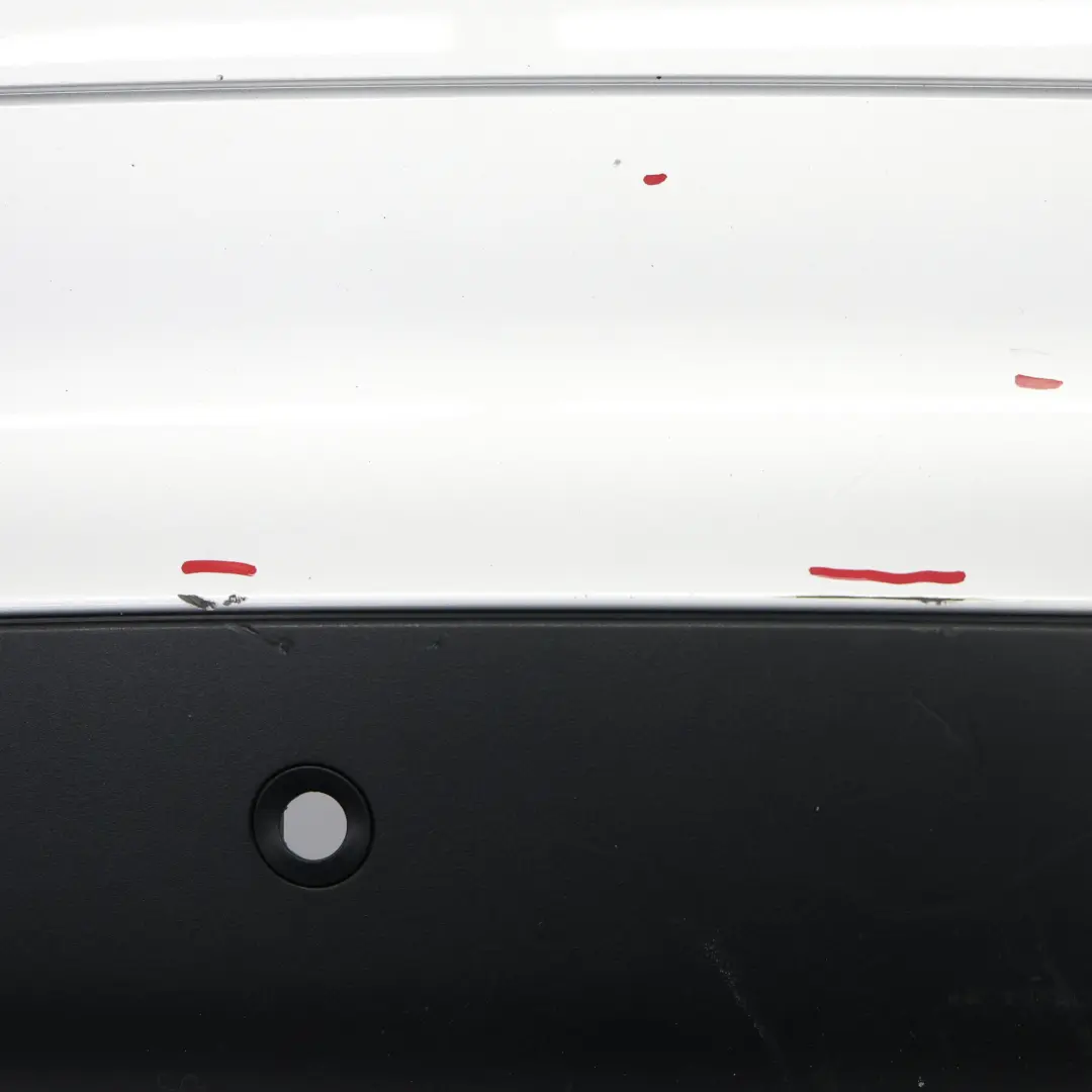 BMW X6 E71 Rear Bumper Trim Panel Titansilber Silver Metallic - 354 