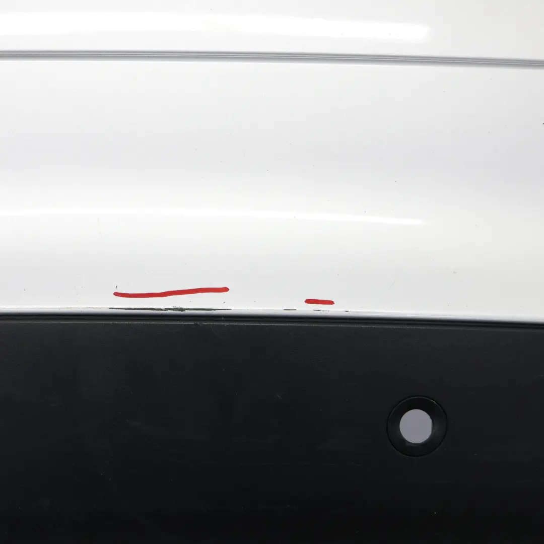 BMW X6 E71 Rear Bumper Trim Panel Titansilber Silver Metallic - 354 