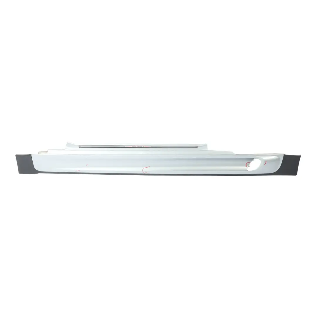 Side Skirt Mini R56 R57 JCW Left Door N/S Sill Trim Pure Silver Metallic - 900