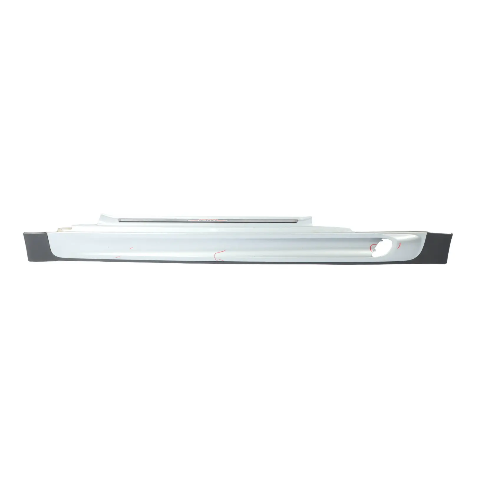 Side Skirt Mini R56 R57 JCW Left Door N/S Sill Trim Pure Silver Metallic - 900