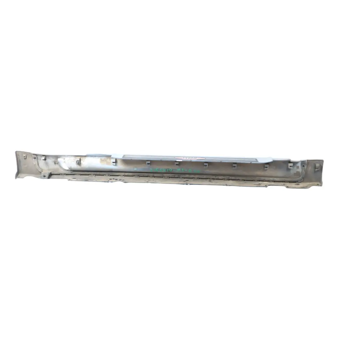 Side Skirt Mini R56 R57 JCW Left Door N/S Sill Trim Pure Silver Metallic - 900