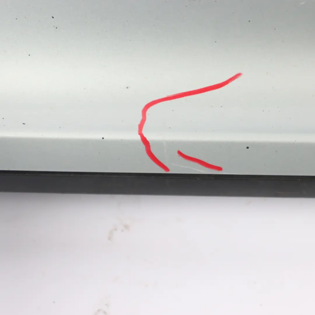 Side Skirt Mini R56 R57 JCW Left Door N/S Sill Trim Pure Silver Metallic - 900