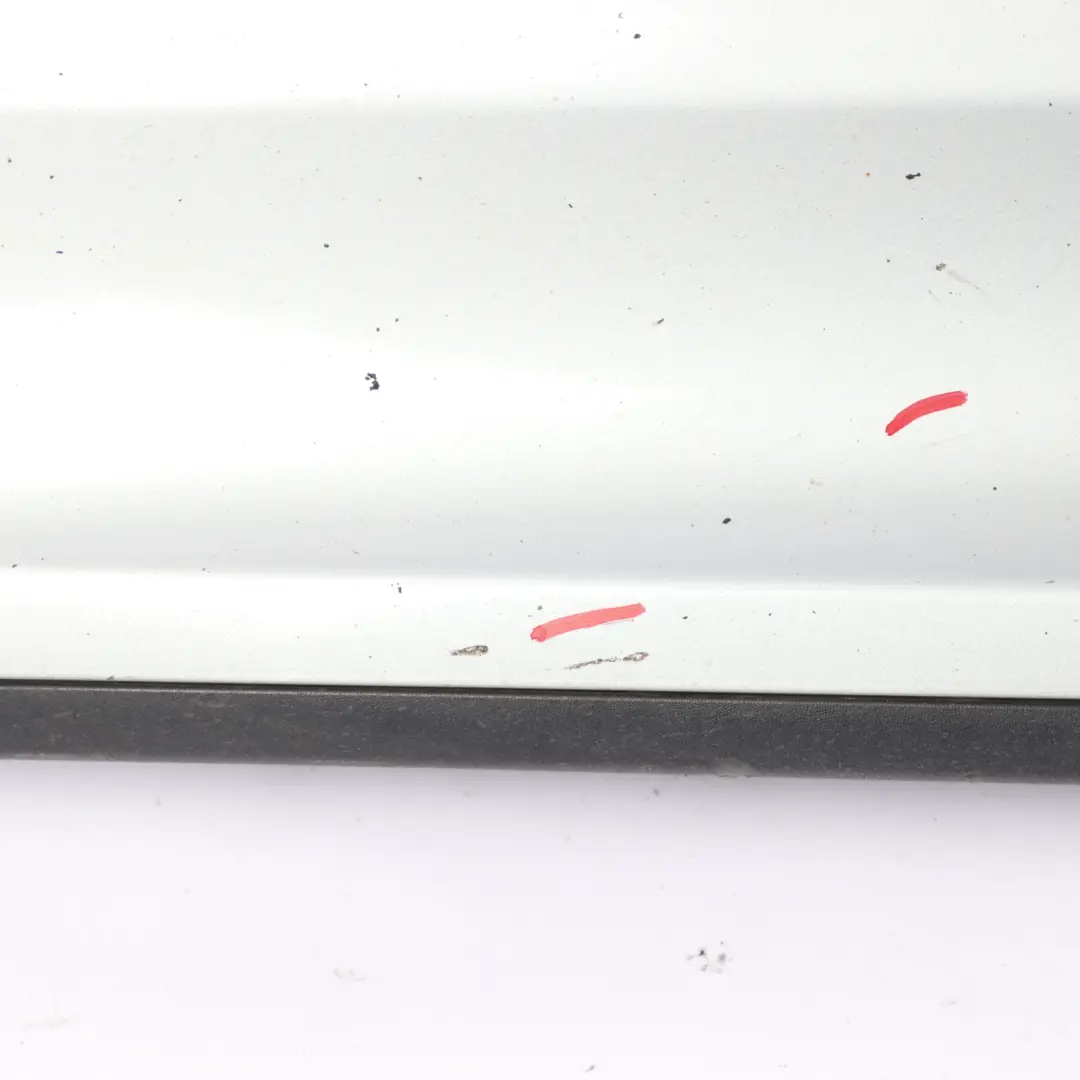 Side Skirt Mini R56 R57 JCW Left Door N/S Sill Trim Pure Silver Metallic - 900