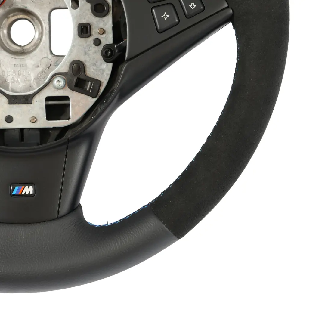 BMW E60 E61 E63 E64 LCI NEUES Schwarz Leder M Sportlenkrad Lenkrad Schaltwippen
