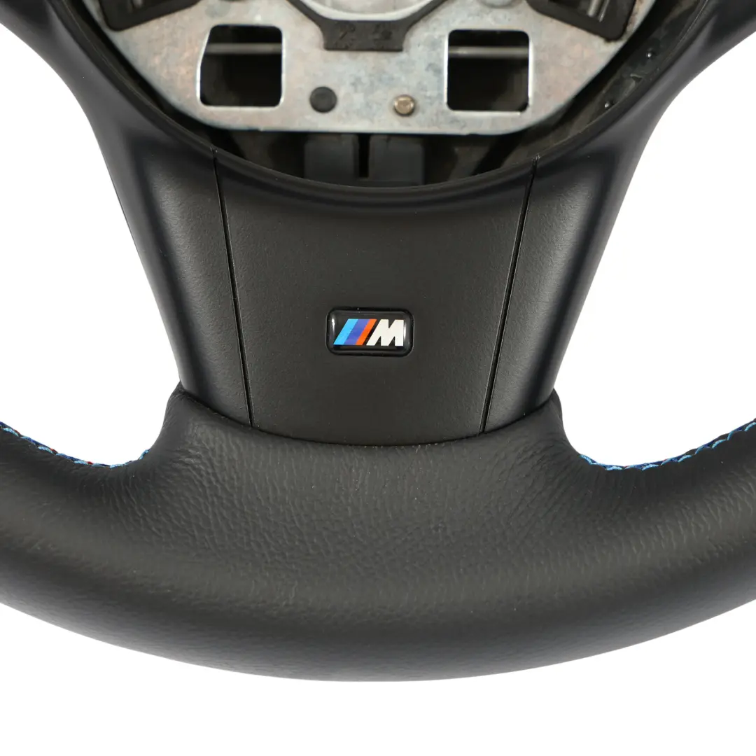 BMW E60 E61 E63 E64 LCI NEUES Schwarz Leder M Sportlenkrad Lenkrad Schaltwippen
