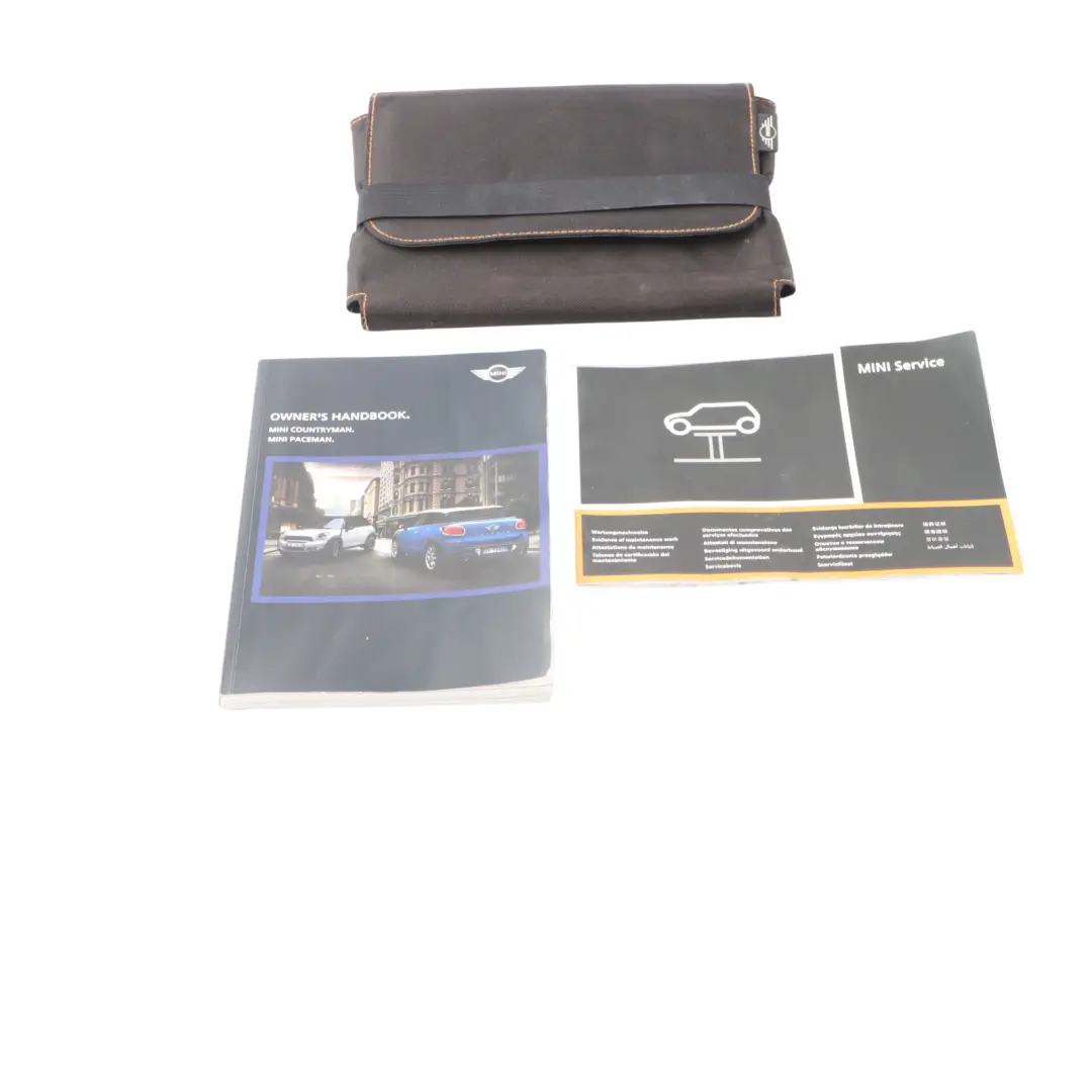 Mini Countryman R60 Service Booklet Owner's Handbook Case Wallet Pouch Set
