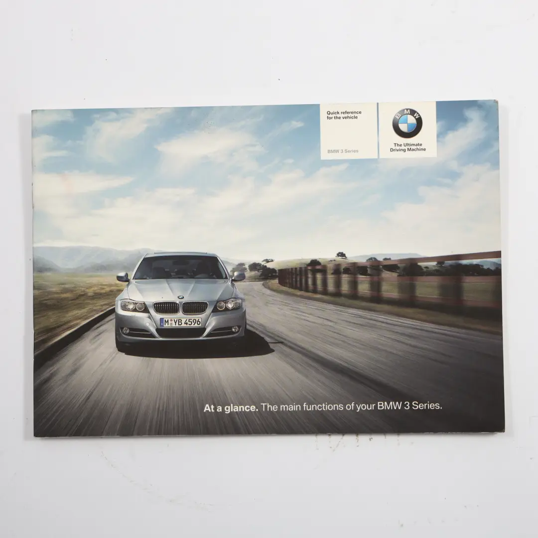 BMW E90 E91 LCI Owner's Handbook Instructions Pouch Wallet Book Set 2609210