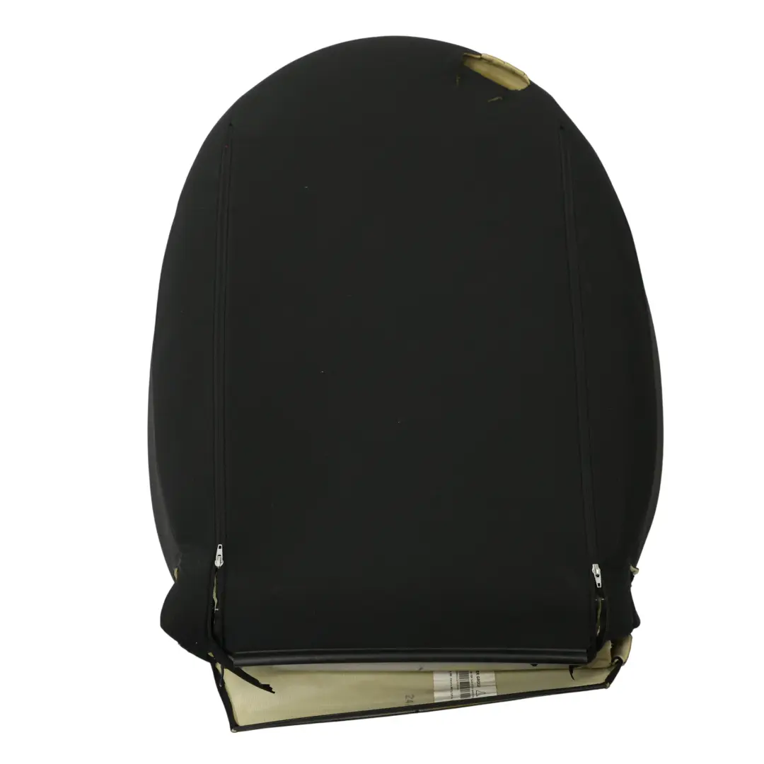 Seat Backrest Mini R55 R56 R57 Front Right O/S Basic Cover Cloth Fabric Black