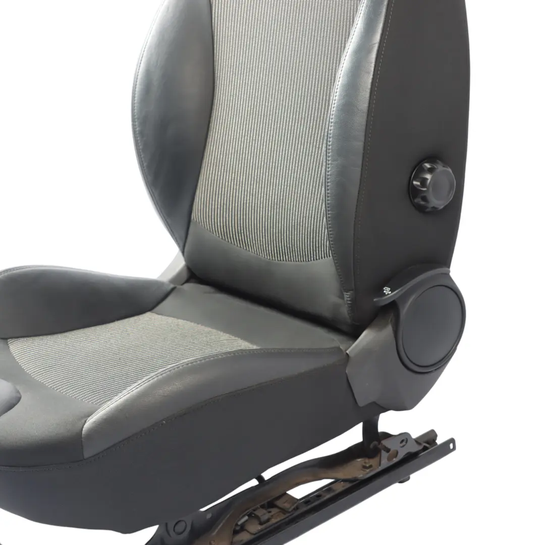 Front Sport Seat Mini R55 R56 R57 Heated Interior Right O/S Cloth Leather Black