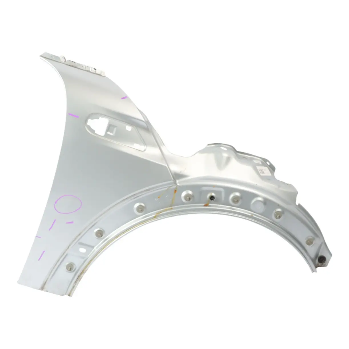 Side Panel Mini R55 R56 R57 R58 Front Right Wing O/S Pure Silver Metallic - 900