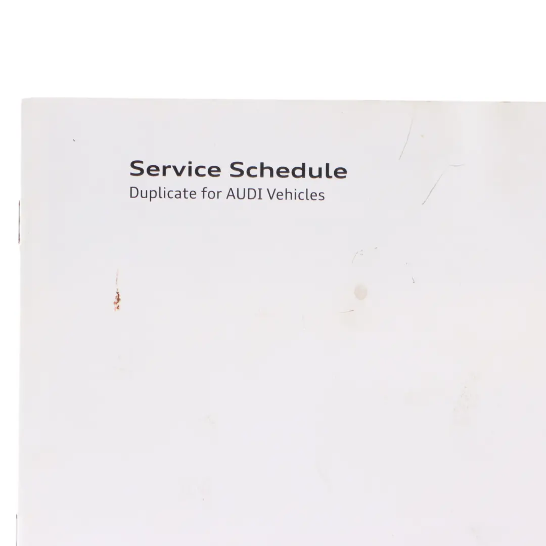 Audi A4 B8 Owner's Handbook Instruction Book Set Wallet Case Pouch 2915618K220