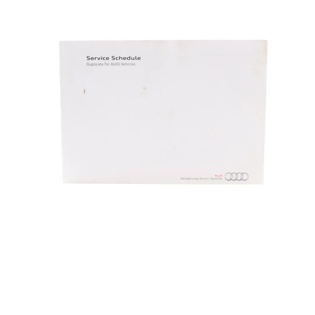 Audi A4 B8 Owner's Handbook Instruction Book Set Wallet Case Pouch 2915618K220