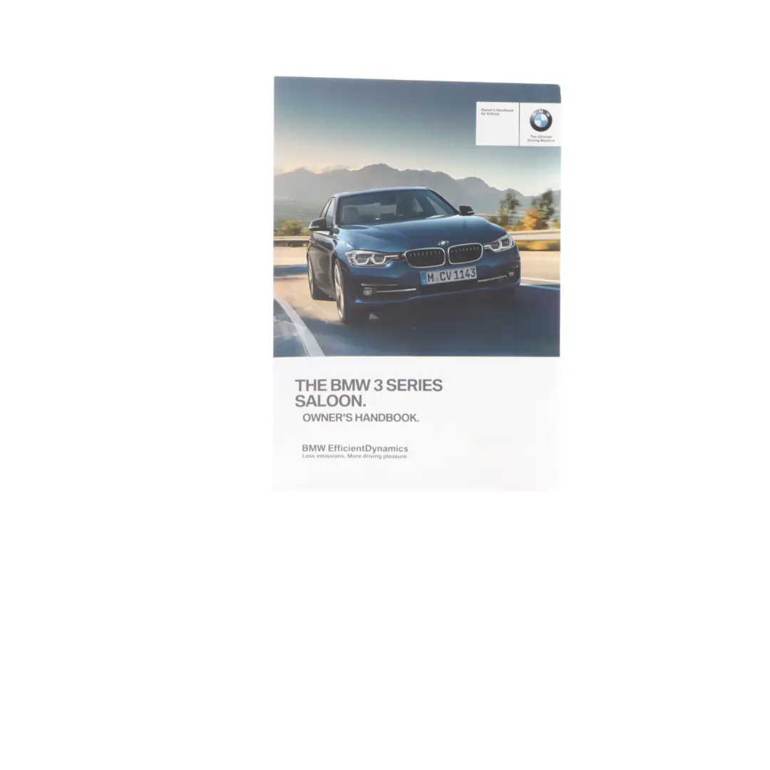BMW F30 Owner's Handbook Booklet Instructions Pouch Case Wallet