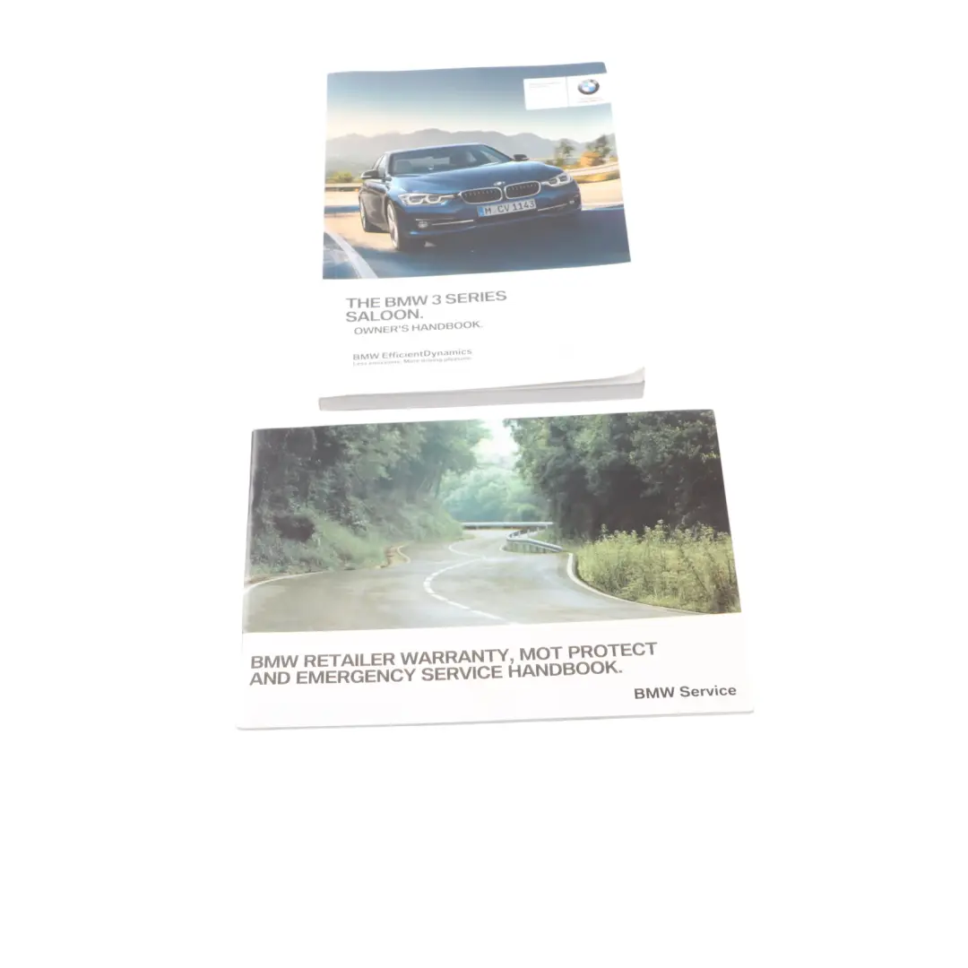 BMW F30 Owner's Handbook Booklet Instructions Pouch Case Wallet