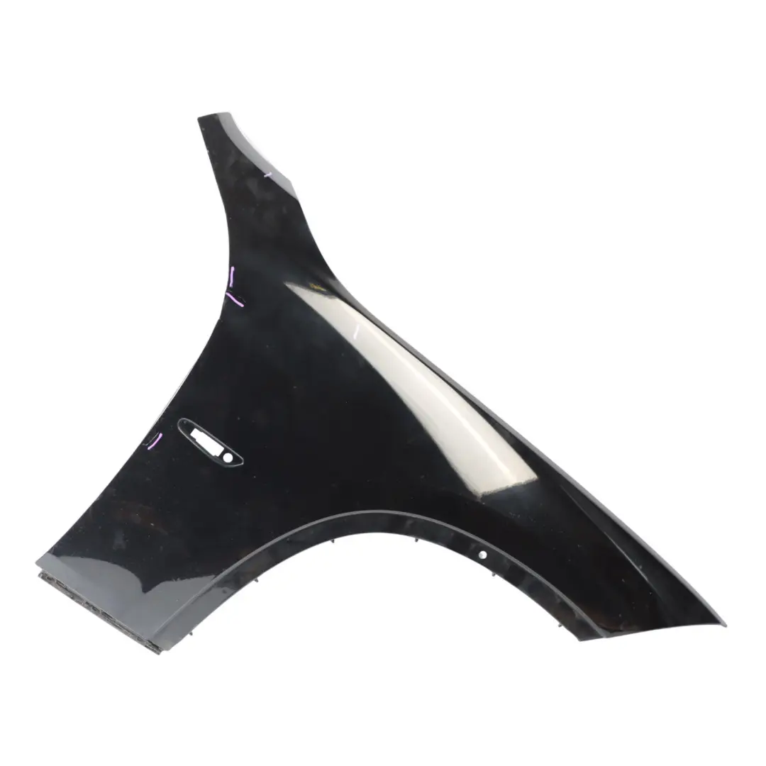 Side Panel BMW X1 E84 Front Right O/S Fender Wing Schwarz 2 Black - 668