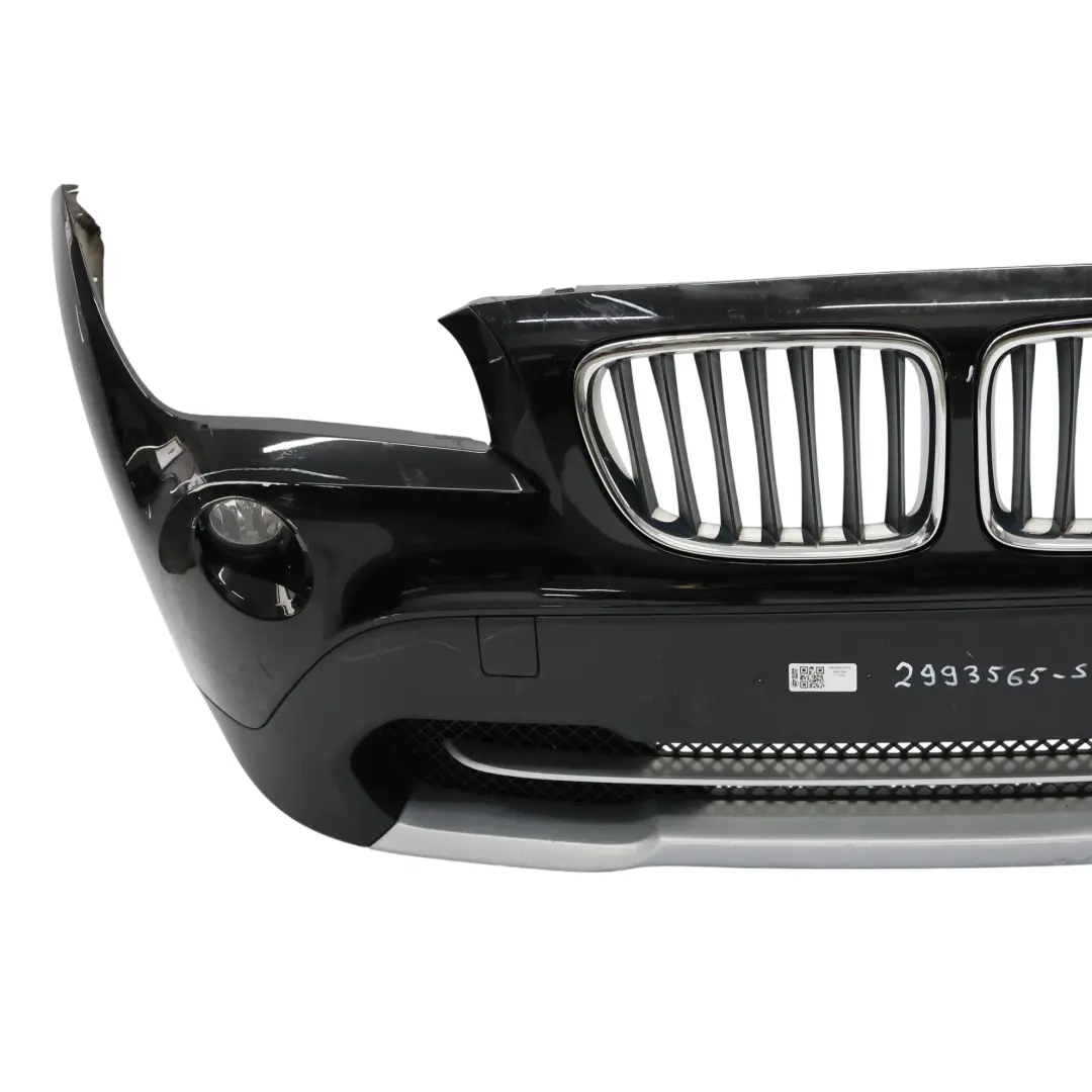BMW X1 E84 Front Bumper Cover PDC Panel Schwarz 2 Black - 668