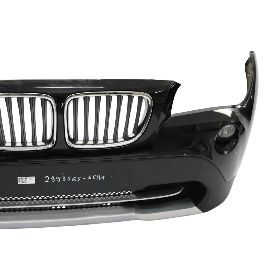 BMW X1 E84 Front Bumper Cover PDC Panel Schwarz 2 Black - 668