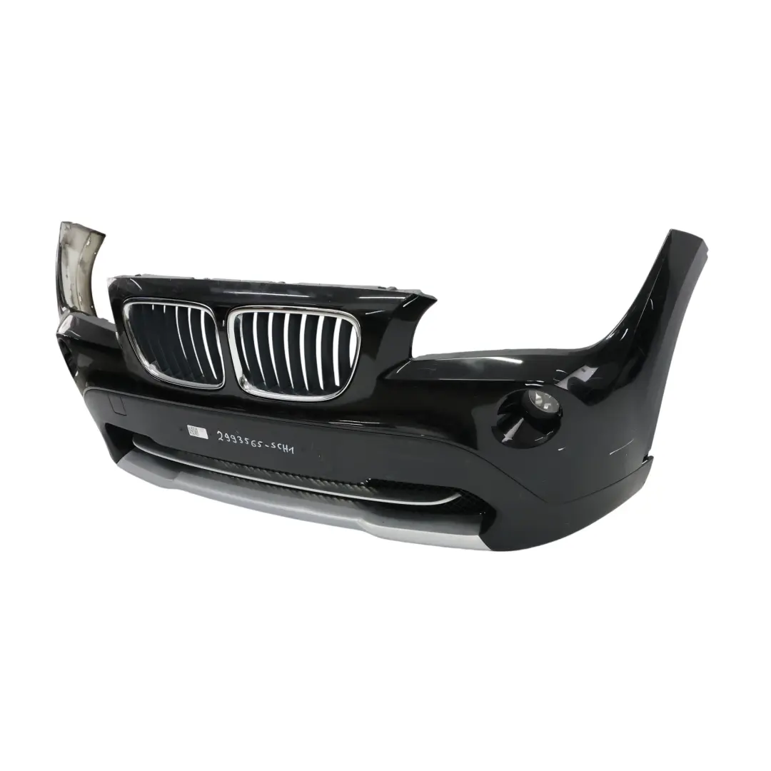 BMW X1 E84 Front Bumper Cover PDC Panel Schwarz 2 Black - 668