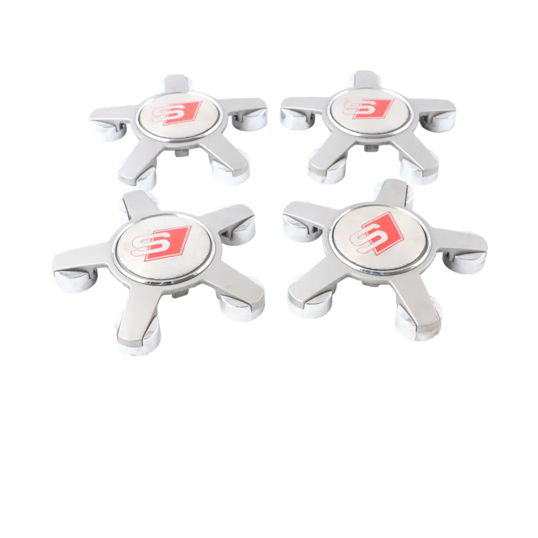 Wheel Cover Cap Audi A4 B8 A5 8T Centre Aloy Hub Trim 4F0601165N SET