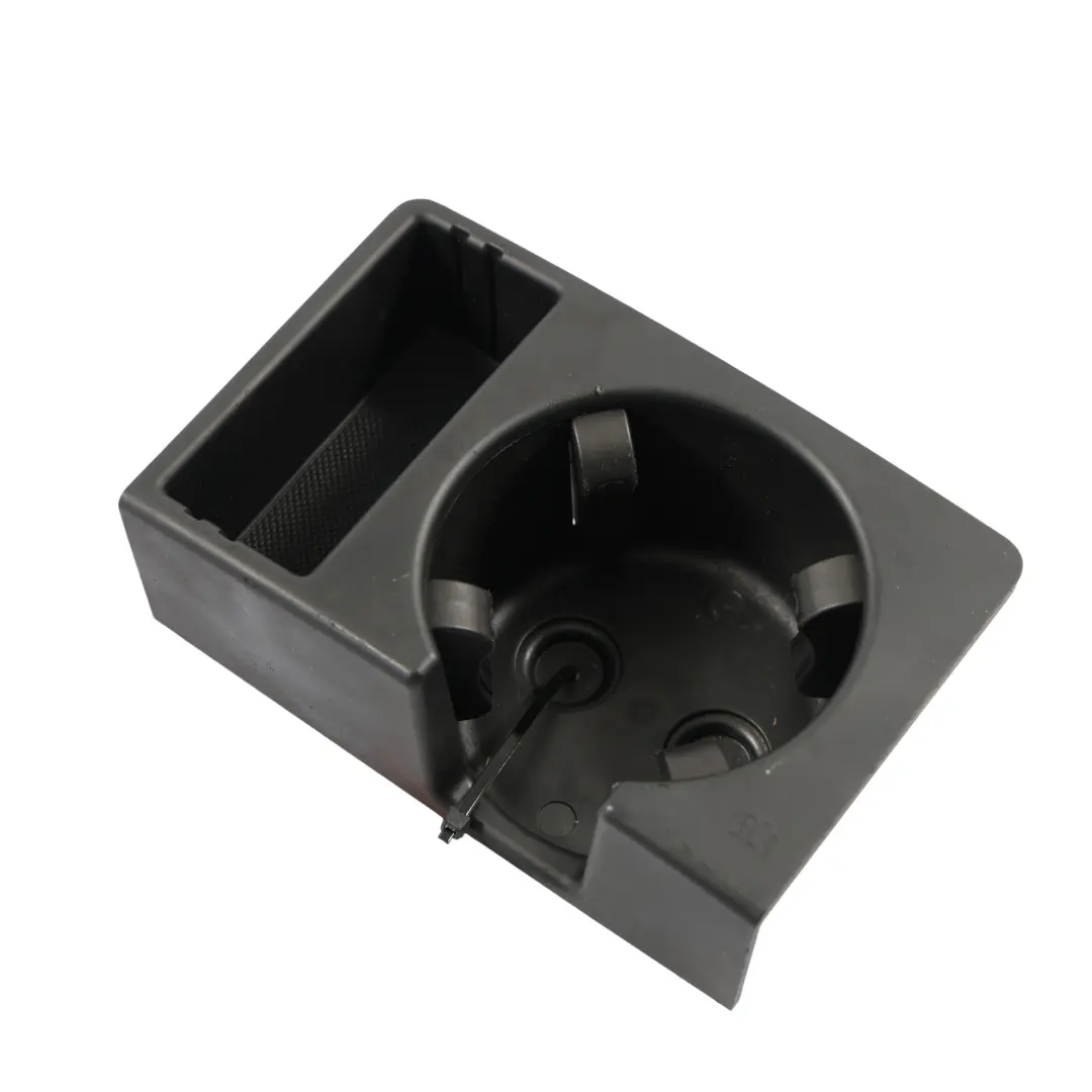 Audi A6 C6 4F Black Centre Console Cup Holder and Rubber Inserts 4F2862534B