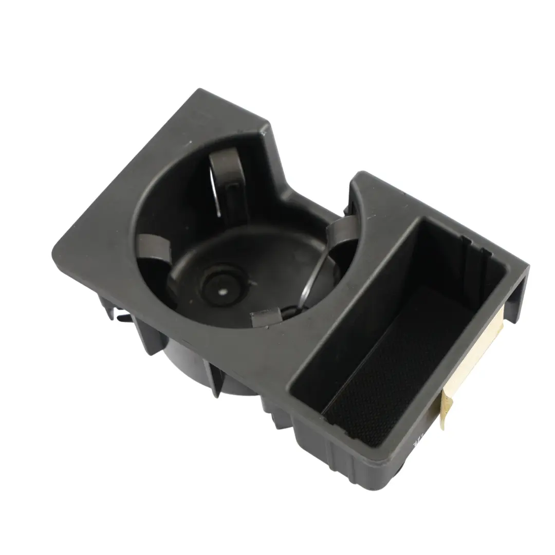 Audi A6 C6 4F Black Centre Console Cup Holder and Rubber Inserts 4F2862534B