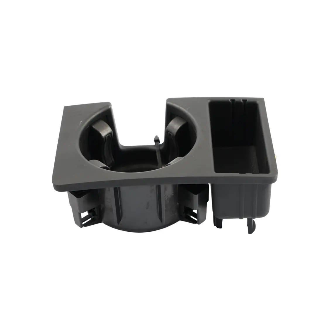 Audi A6 C6 4F Black Centre Console Cup Holder and Rubber Inserts 4F2862534B