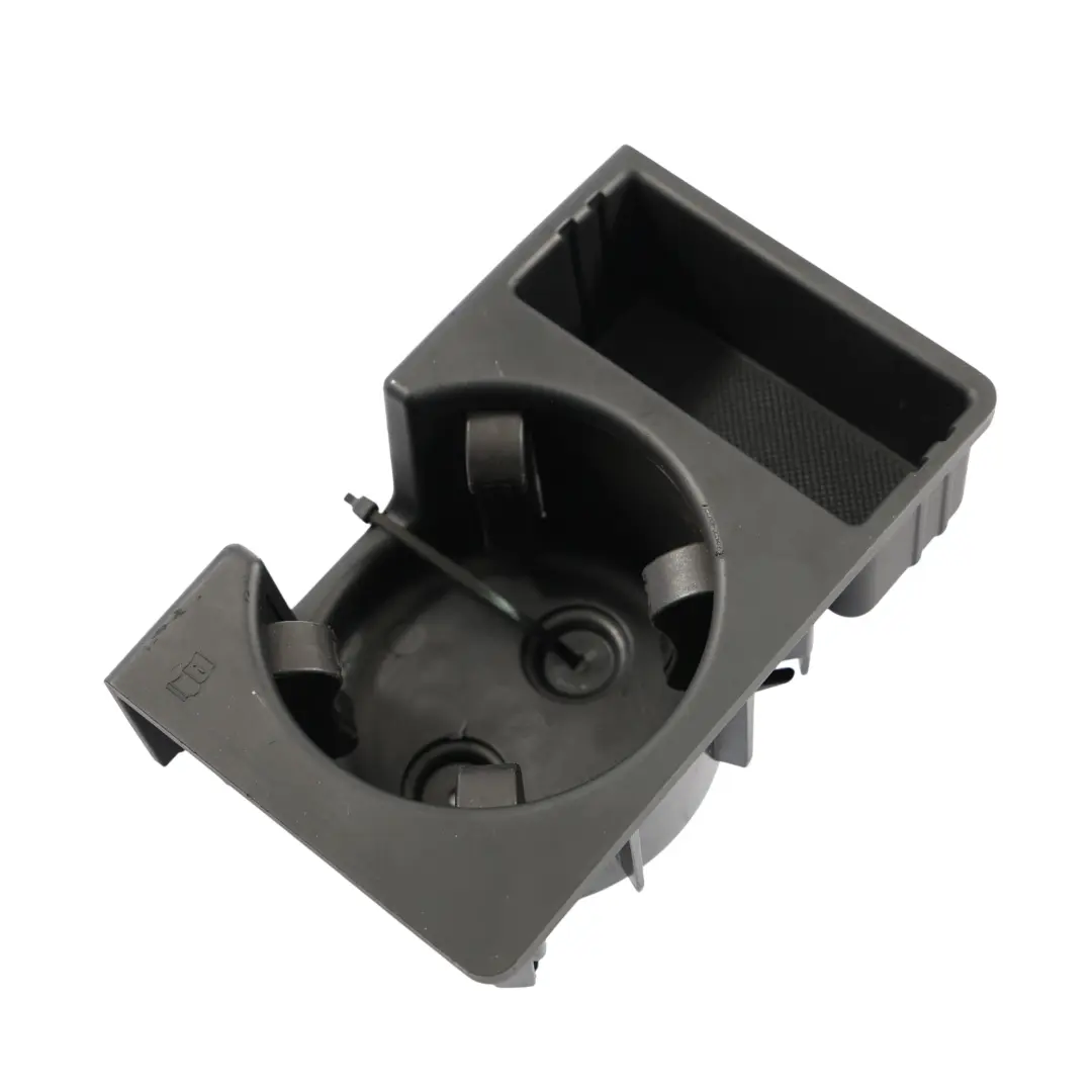 Audi A6 C6 4F Black Centre Console Cup Holder and Rubber Inserts 4F2862534B