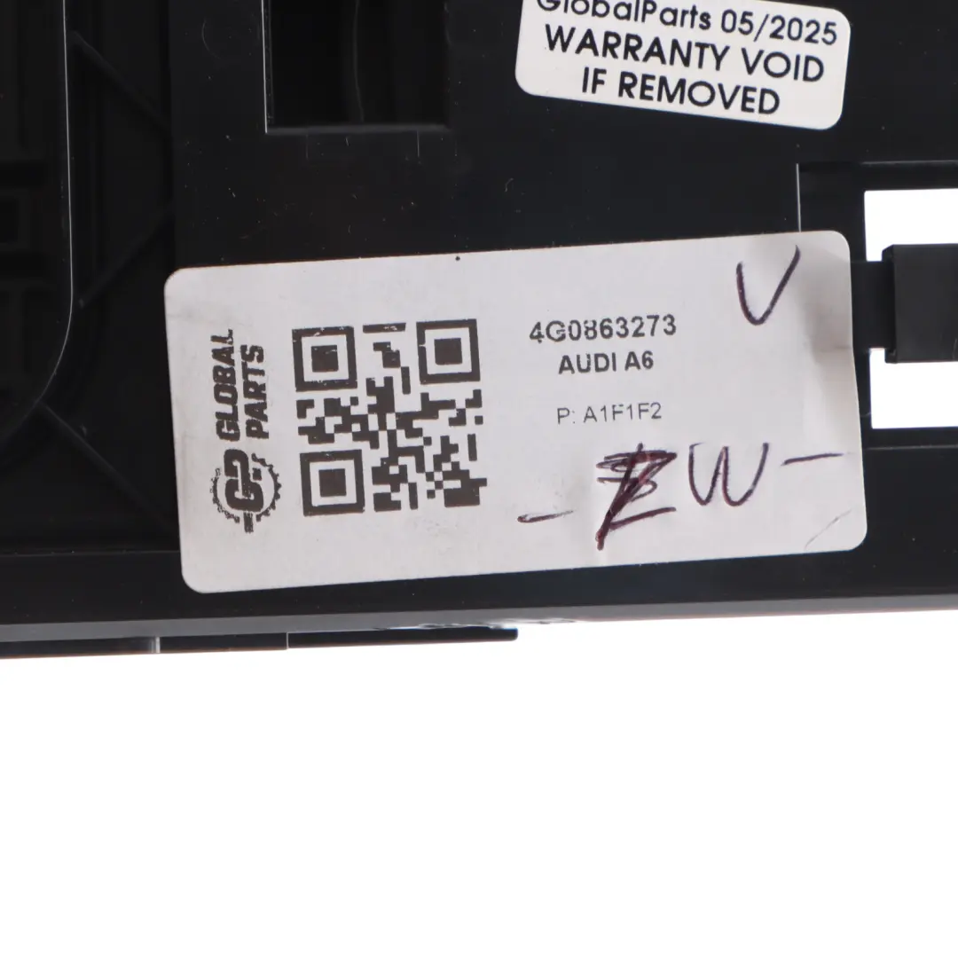 Audi A6 C7 Centre Console Ashtray Rear Tray Cover Storage Black 4G0863273