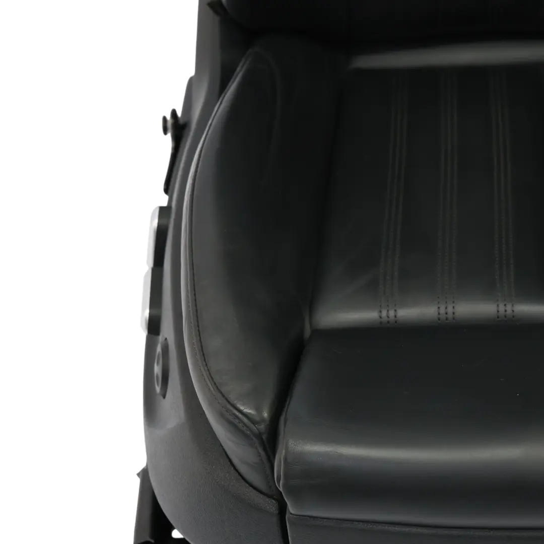 Audi A6 C7 Front Sport Seat S-Line Heated Memory Right O/S Leather Soul Black