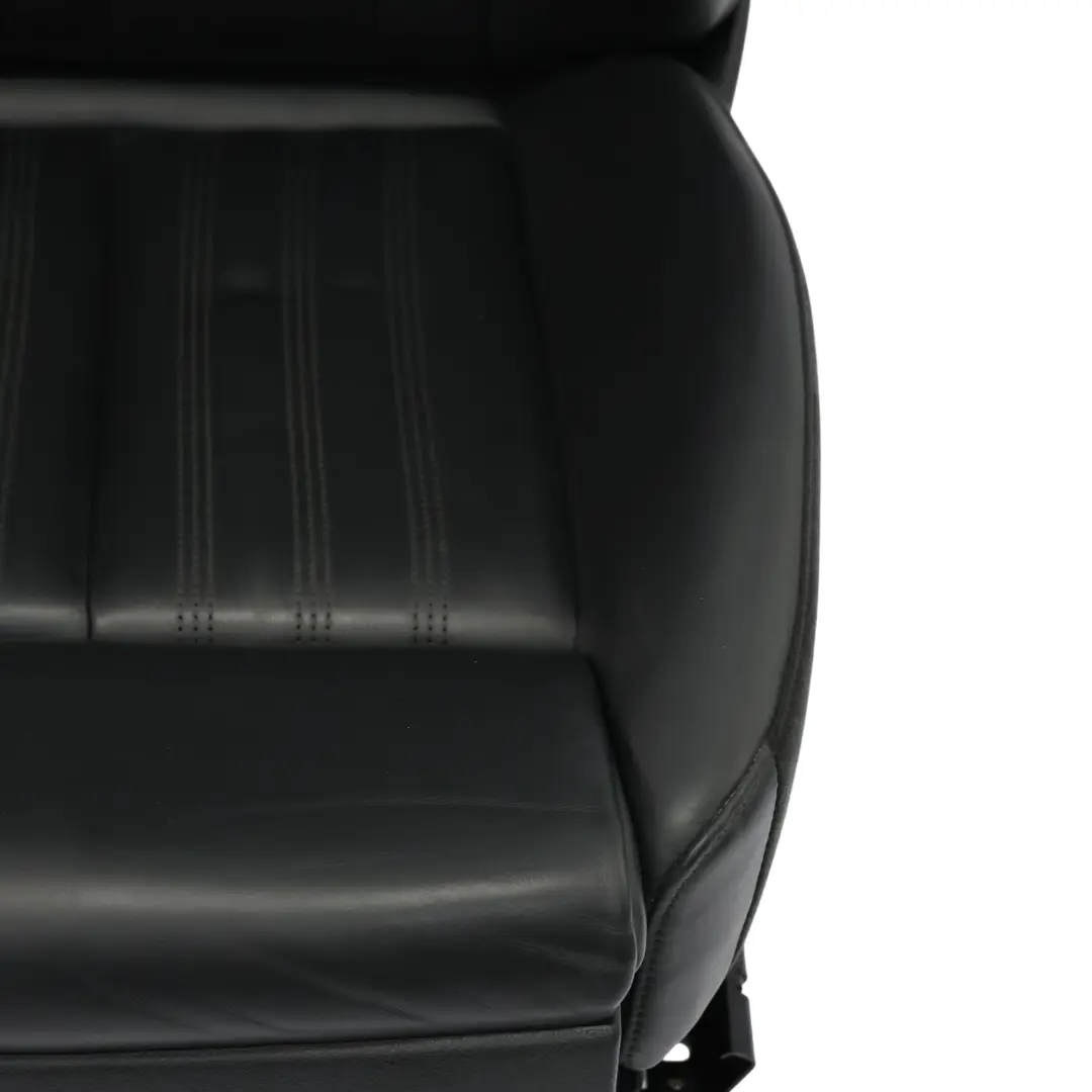 Audi A6 C7 Front Sport Seat S-Line Heated Memory Right O/S Leather Soul Black