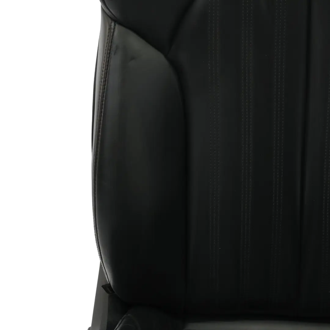 Audi A6 C7 Front Sport Seat S-Line Heated Memory Right O/S Leather Soul Black