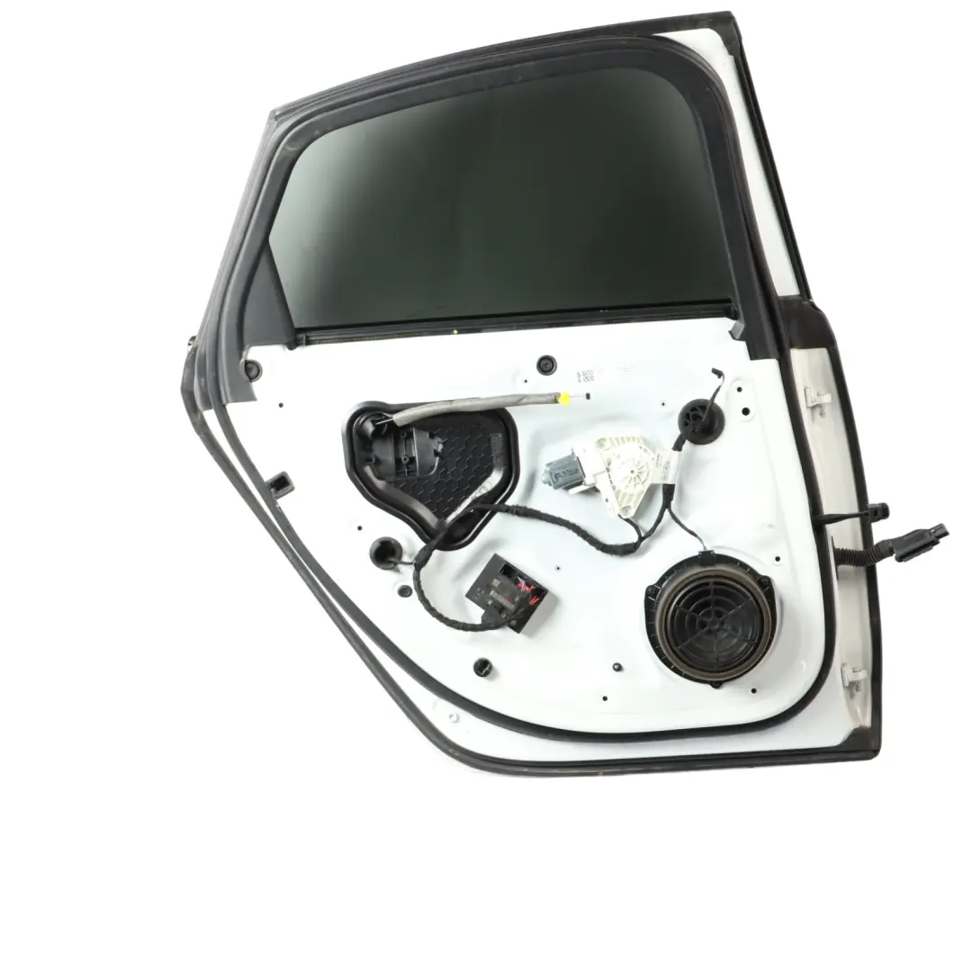 Audi A6 C7 4G Door Rear Left N/S Covering Panel Ibis White - Y9C 