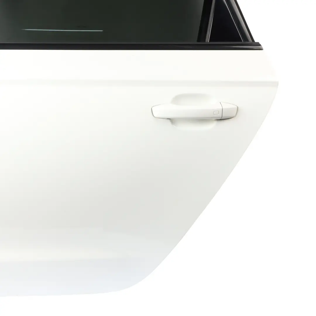 Audi A6 C7 4G Door Rear Left N/S Covering Panel Ibis White - Y9C 