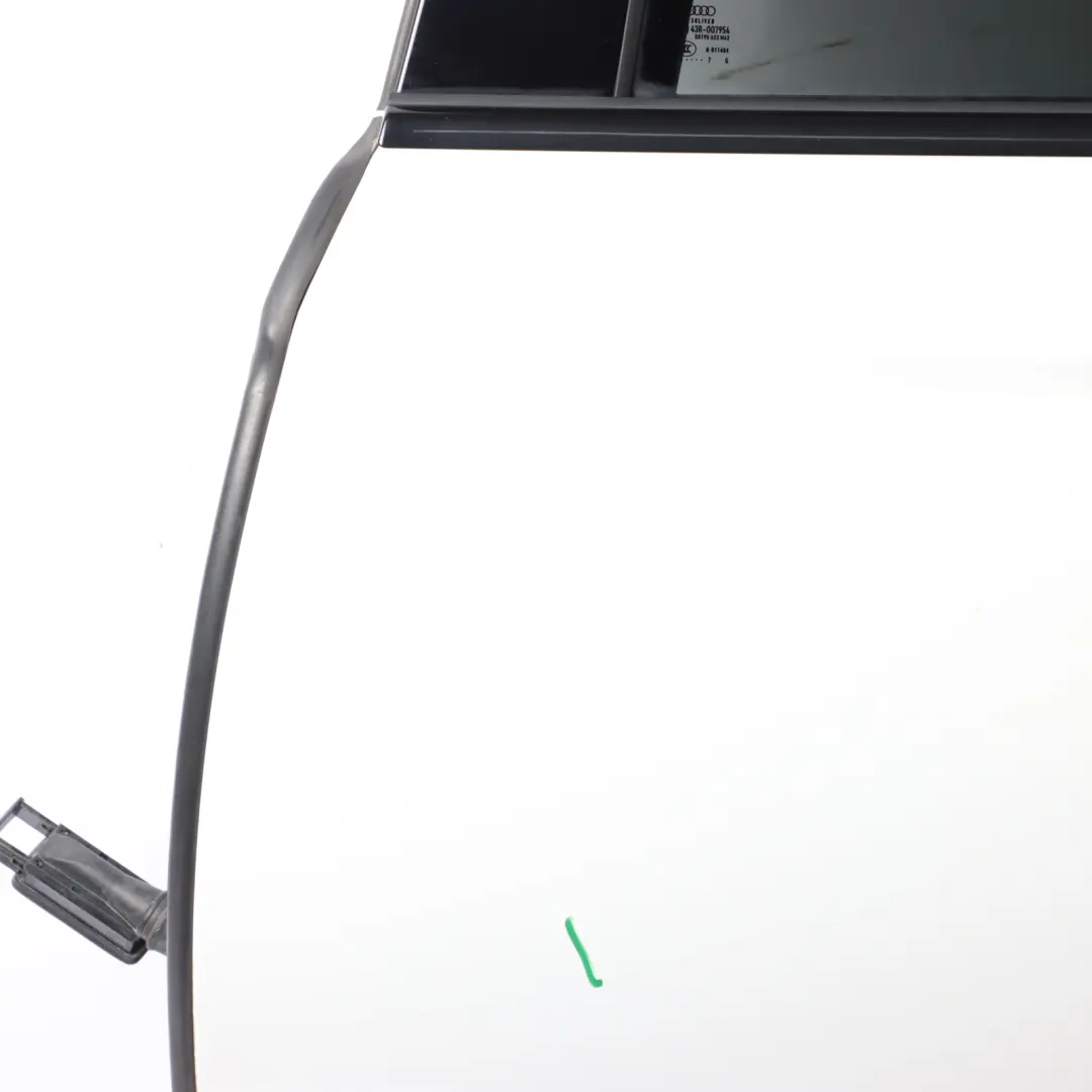 Audi A6 C7 4G Door Rear Left N/S Covering Panel Ibis White - Y9C 
