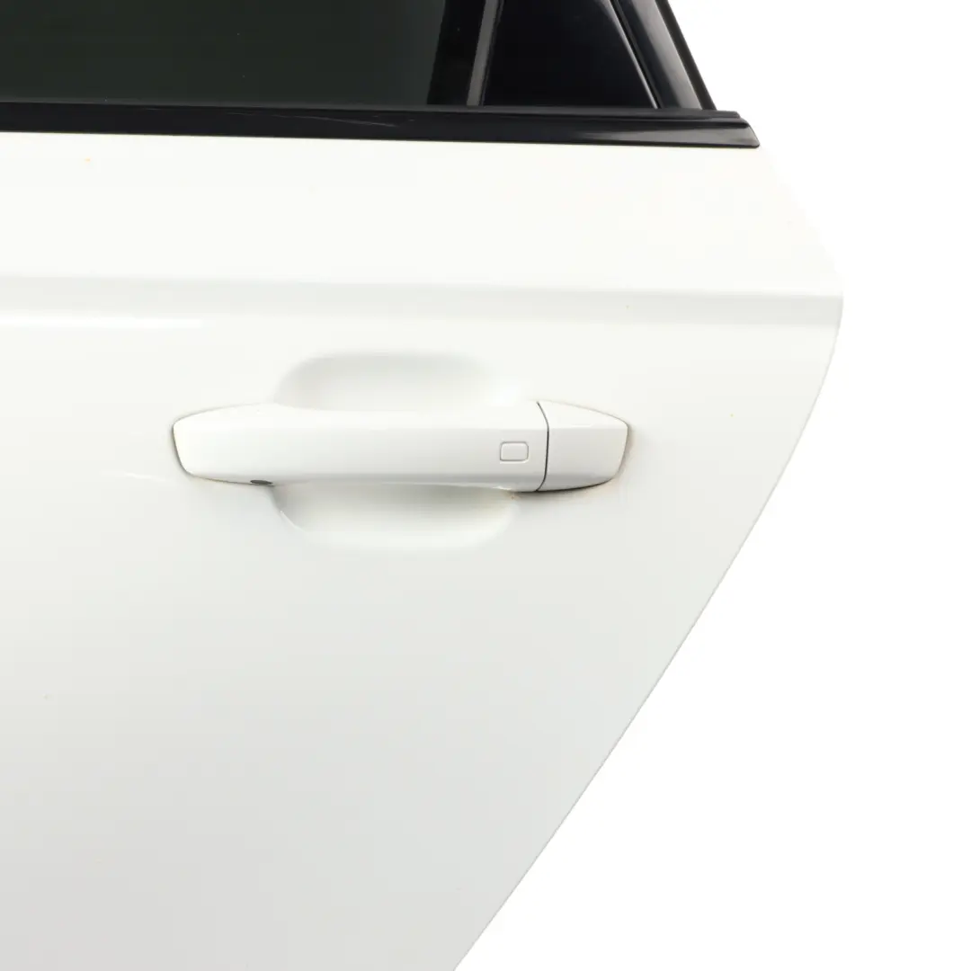 Audi A6 C7 4G Door Rear Left N/S Covering Panel Ibis White - Y9C 