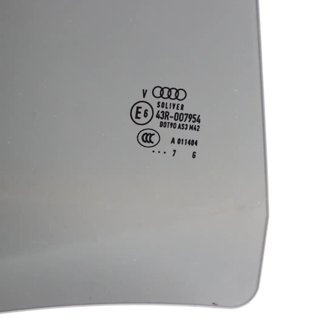 Audi A6 C7 Door Window Glass Rear Right O/S Door Tinted AS3 4G5845206A