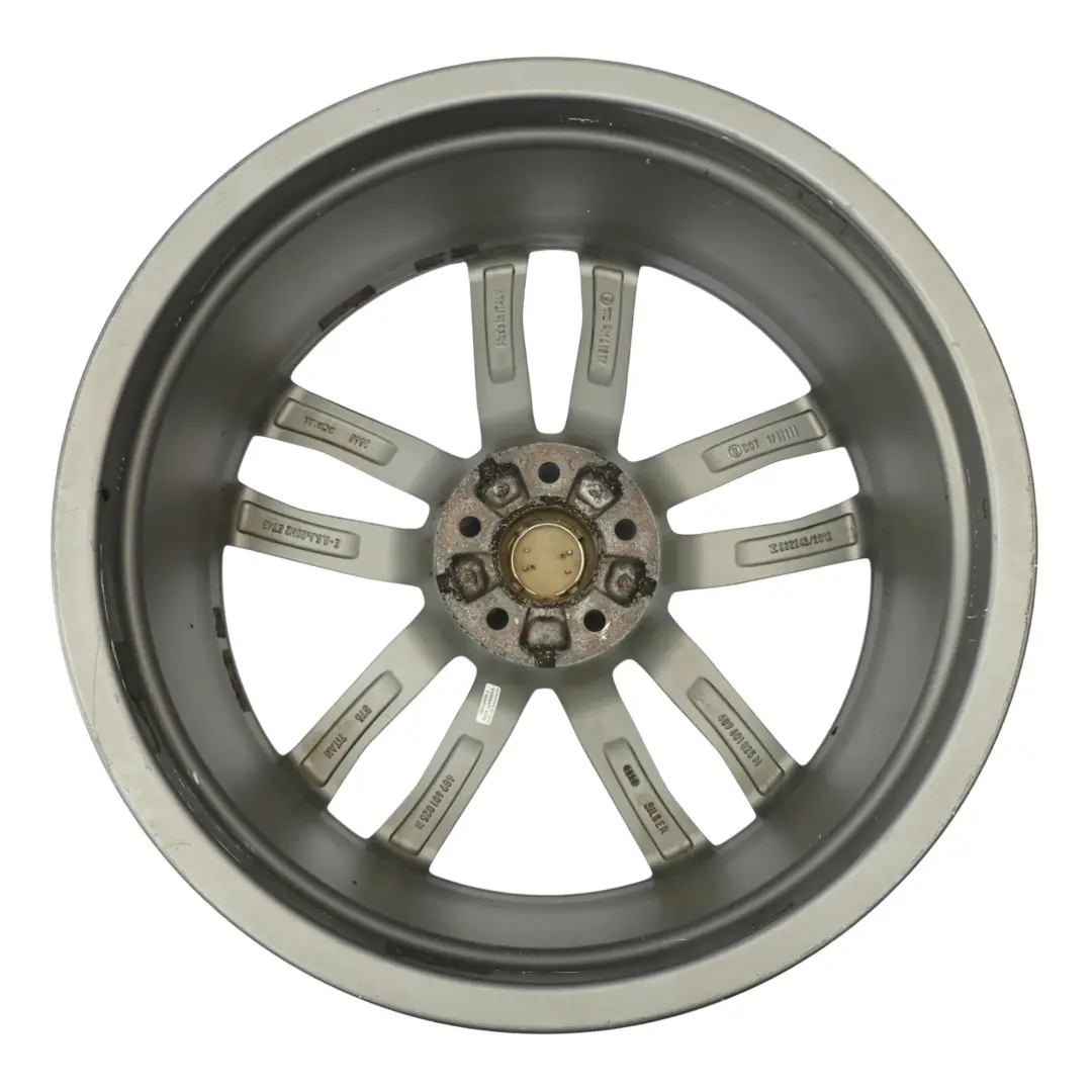 Audi A6 C7 4G Silver Wheel Alloy Rim 20" 8.5J ET:43 Double Star Spoke 4G9601025N